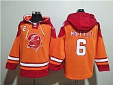 Men's Tampa Bay Buccaneers #6 Baker Mayfield Orange Red Ageless Must-Have Lace-Up Pullover Hoodie,baseball caps,new era cap wholesale,wholesale hats